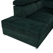 Sedacia súprava, smaragdová, ľavá, MALAGA BIG