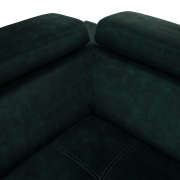 Sedacia súprava, smaragdová, ľavá, MALAGA BIG