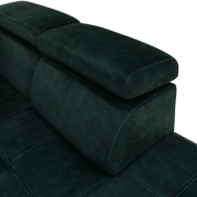 Sedacia súprava, smaragdová, pravá, MALAGA BIG