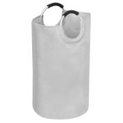 Látkový kôš na bielizeň, sivá, DARILO