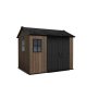 Záhradný domček Keter Apex 7,5 x 9 Walnut, s podlahou
