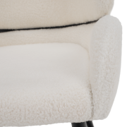 Jedálenská stolička, biela/čierna, SANAKO TYP 1