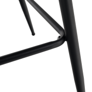 Barová stolička, biela/čierna, SANAKO TYP 2