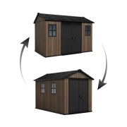 Záhradný domček Keter Apex 7,5 x 11 Walnut, s podlahou