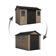 Záhradný domček Keter Apex 7,5 x 11 Ashwood, s podlahou