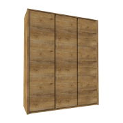 Skriňa trojdverová, dub lefkas tmavý, MONTANA S3D