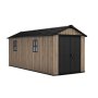 Záhradný domček Keter Apex 7,5 x 17 Ashwood, s podlahou
