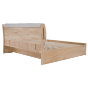 Manželská posteľ, 180x200, masívne drevo, prírodná, FLORENCIA