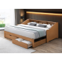 Rozkladacia posteľ, dub, MONETA