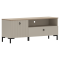 TV stolík, sivohnedá Taupe/dub silverjack, DOMCA 1K1S