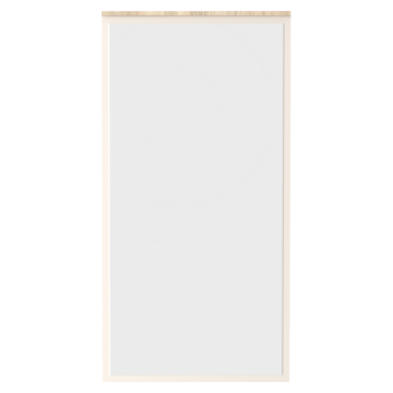 Zrkadlo, dub sonoma/kašmír, VERTIO LUS63