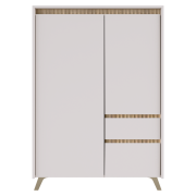 Komoda, kašmír/dub sonoma, LONGY REG2D1S1K