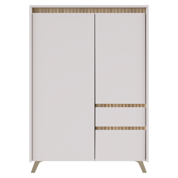 Komoda, kašmír/dub sonoma, LONGY REG2D1S1K