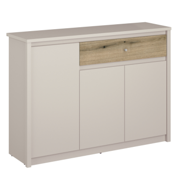 Komoda, kašmír/dub evoke, KAROS 3D1S