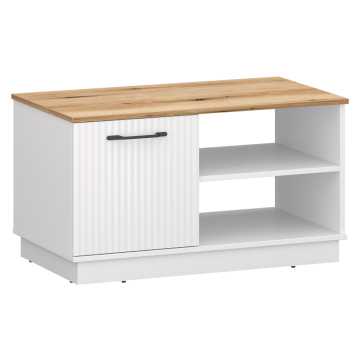 Konferenčný stolík, biela/dub evoke, VELIS 1D