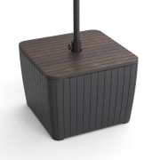 Záhradný stôl Keter Luzon Deco walnut / grafit