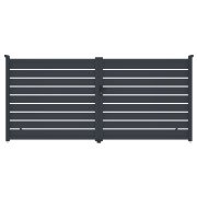 Brána G21 Reno 392x176 cm dvojkrídlová, antracitová