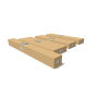 Bioklimatická pergola G21 Austin Premium 4x3 m, antracitová hliníková