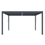 Bioklimatická pergola G21 Austin Premium 4x4 m, antracitová hliníková