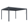 Bioklimatická pergola G21 Austin Premium 4x4 m, antracitová hliníková