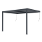 Bioklimatická pergola G21 Trenton 4x3 m, antracitová hliníková