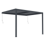 Bioklimatická pergola G21 Trenton 4x3 m, antracitová hliníková
