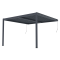 Bioklimatická pergola G21 Trenton Premium 4x4 m, antracitová hliníková