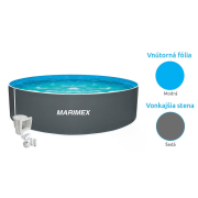 Bazén Orlando 3,05 x 0,91 m ŠEDÁ, bazén, fólia, skimmer