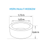 Bazén vírivý MSPA Mono F-MO062W