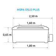 Bazén vírivý MSPA OSLO PLUS F-OS063WP