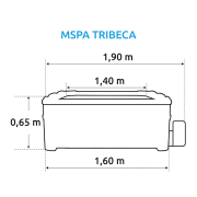 Bazén vírivý MSPA Tribeca