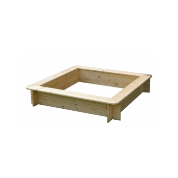 Drevené pieskovisko štvorhranné