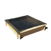 Drevené pieskovisko štvorhranné