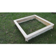 Drevené pieskovisko štvorhranné