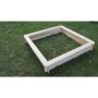 Drevené pieskovisko štvorhranné