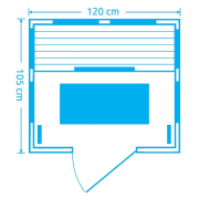 Infrasauna Marimex TRENDY 2001 L