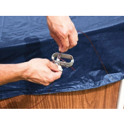 Krycia plachta PREMIUM pre kruhové bazény 5,5 m, zimná, modrá