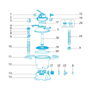 Matica prevlečná pre filtrácie ProStar 2m3/h