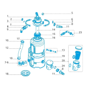 Matica prevlečná tŕňov a kolien pre filtráciu ProStar Plus 2,4,6 a ProStar 2000,