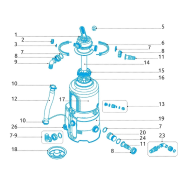 Matica prevlečná tŕňov a kolien pre filtráciu ProStar Plus 2,4,6 a ProStar 2000,
