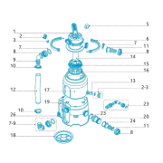 Nádoba k filtrácii Prostar Plus 2 a ProStar 2000