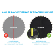 Náhradná skákacia plocha pre trampolínu Marimex 366 cm - 72 pružín / priemer 318