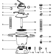 O-krúžok ventil/nádoba pre filtráciu BlackStar 2m3/h