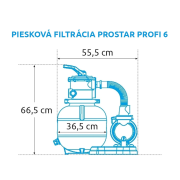 Piesková filtrácia ProStar Profi 6