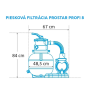 Piesková filtrácia ProStar Profi 8
