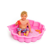 Pieskovisko / bazénik - Mušľa s krytom - ružová