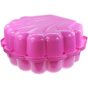 Pieskovisko / bazénik - Mušľa s krytom - ružová