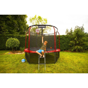 Sada krytu pružín a rukávov na trampolínu 244 cm - červená