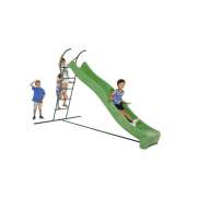 Skluzavka s přípojkou na vodu zelená 2,20m - Hapro