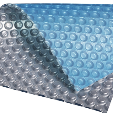 Solárna plachta modro strieborná pre bazény s O hladiny 4,5 m